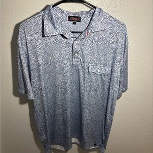 CAVENDERS VINTAGE Western style pearl snaps polo Men’s size L.